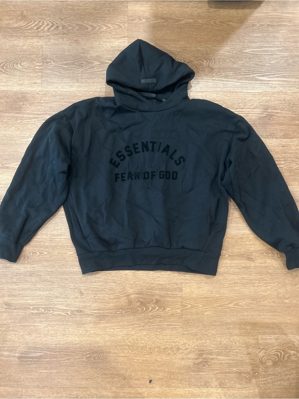 Essentials Fear of God Black Pullover Hoodie - Men's